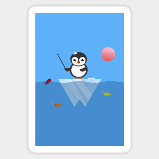 The Fisherpenguin Sticker